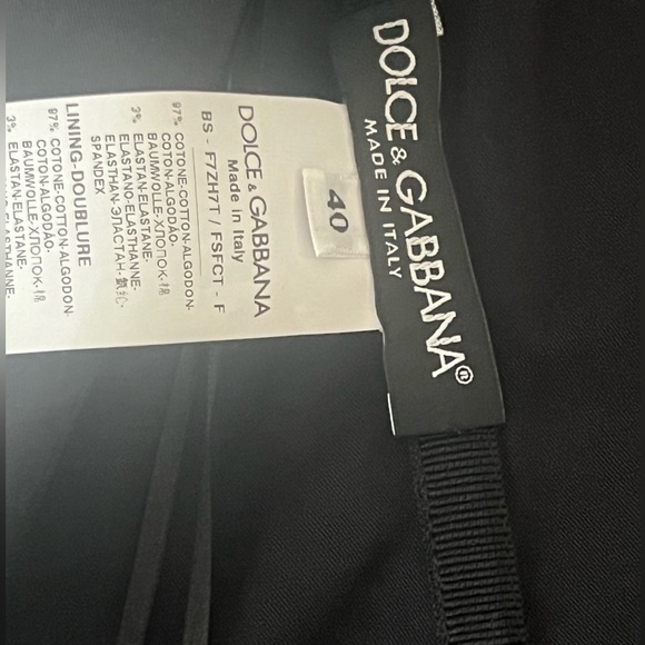 Dolce & Gabbana black and white Polkadot T-Shirt - Picture 4 of 4